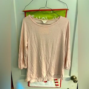 Womens blouse light pink, size medium from the Loft
